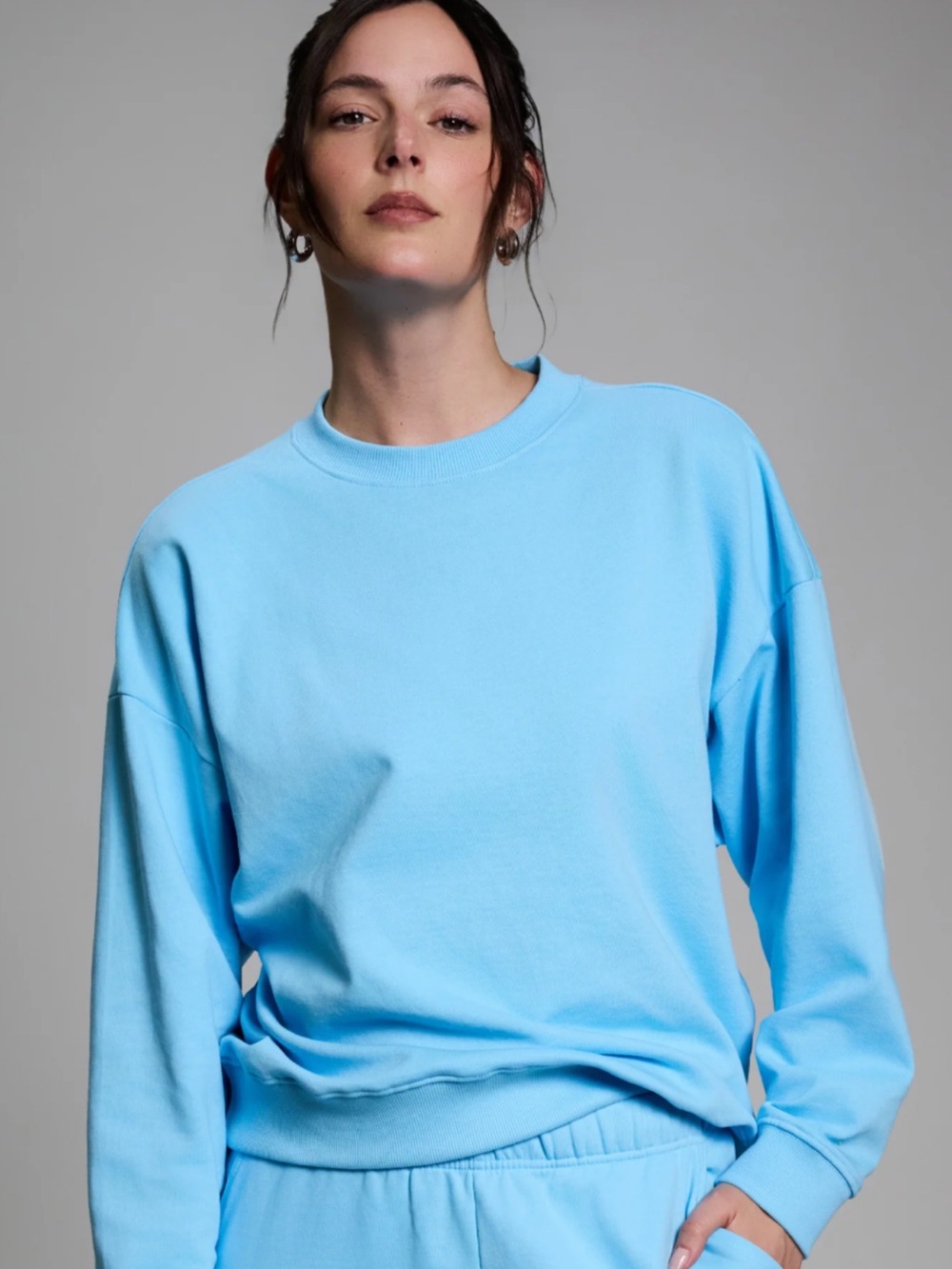 NWT Year of Ours Light Blue Crewneck Sweatshirt